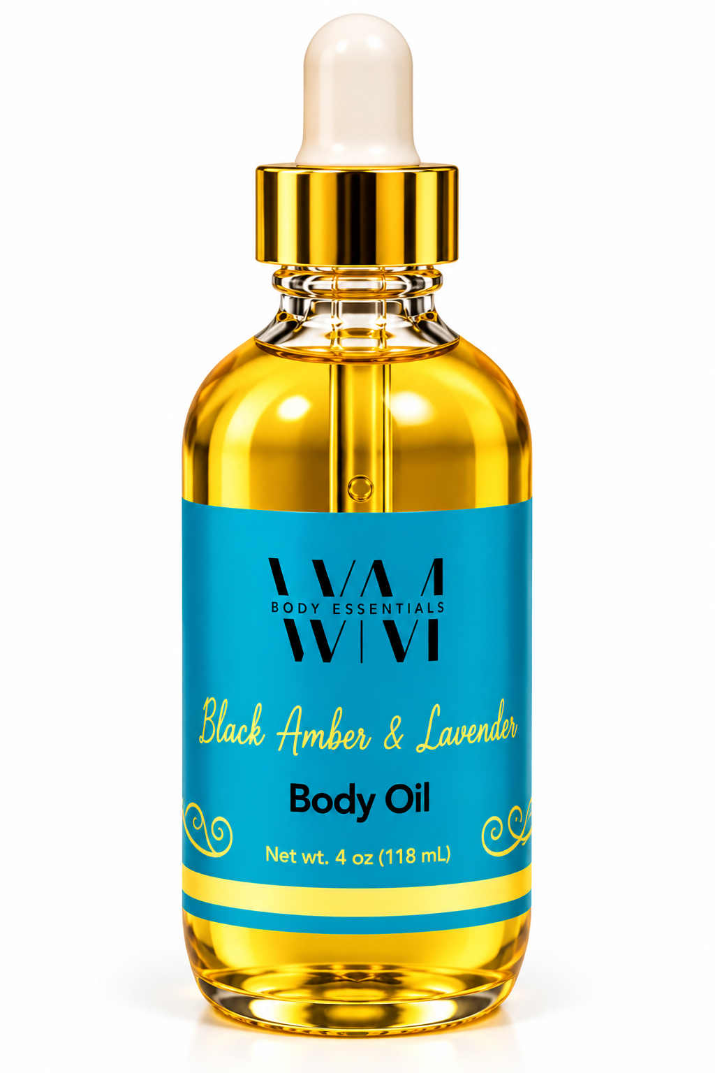 Black Amber Lavender Body Oil