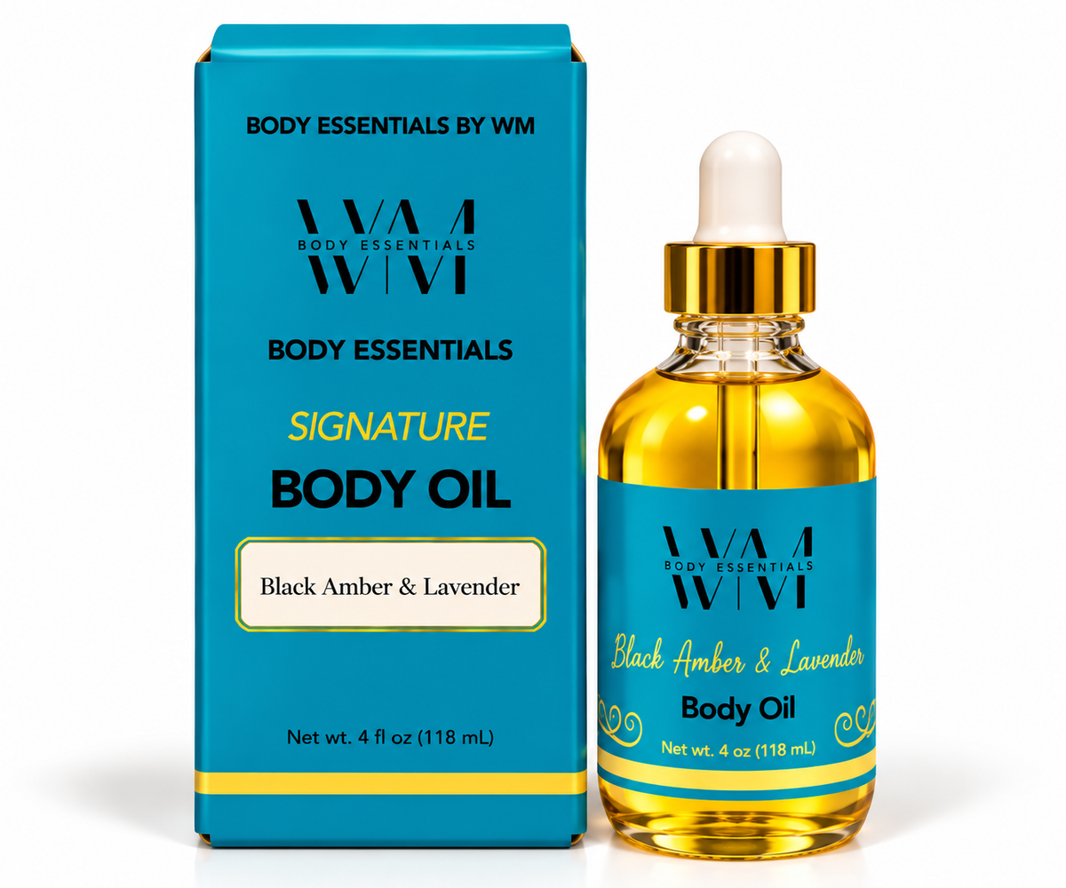 Black Amber Lavender Body Oil