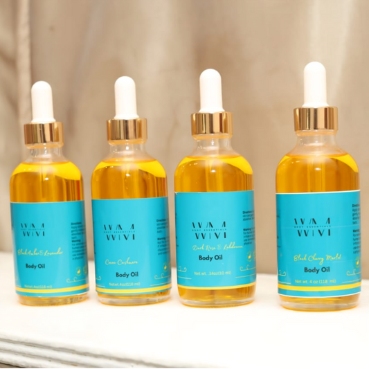 Black cherry Merlot, black amber & Lavender, Cocoa Cashmere & Dark Rose Labdanum Body oils